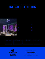 Tech specs Haiku Outdoor