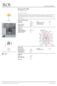 Tech specification Romeo Soft Table