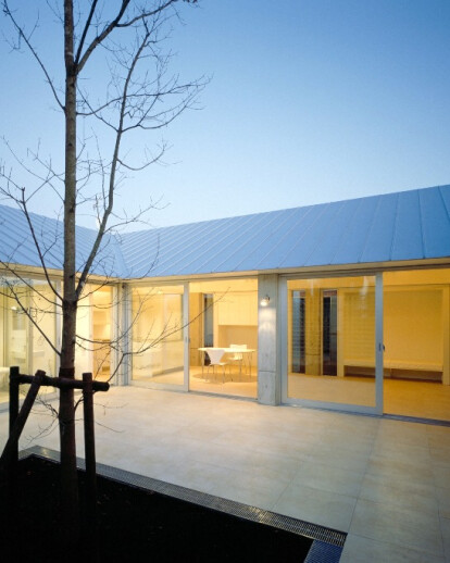 Concave Roof House