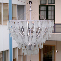 Wadden glass chandelier