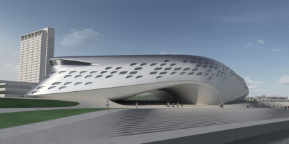 Design for Proposed Museum in Vilnius