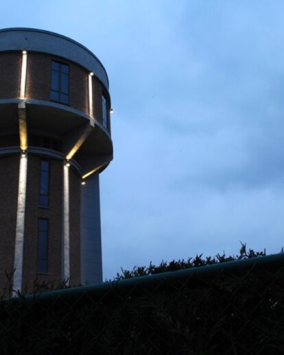 Conversion of an old watertower into a house.