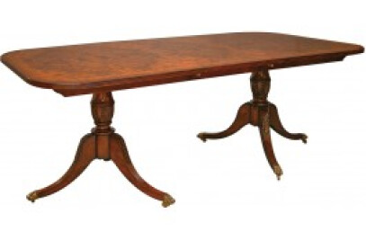 Georgian style walnut dining table