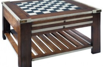 Authentic Models Game Table, Ivory