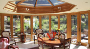 Bespoke Curved Oak Orangery