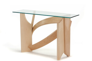 Glass Hall Table by Nico Yektai