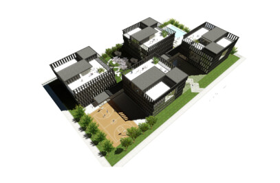 Students Residence on the new U.L.E. Campus Competition. HONORABLE MENTION