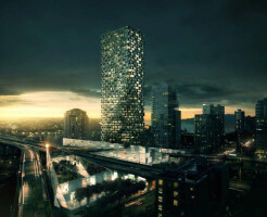 Beach and Howe mixed-use tower 