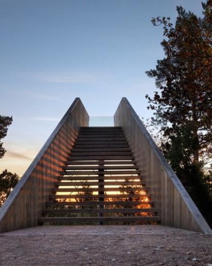 Forest Stair in Stokke Sculpture Park