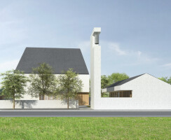 reformed church by sagra architects