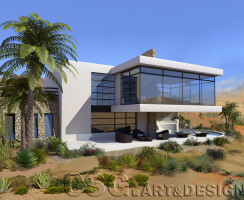 Oasis House- Rear view2