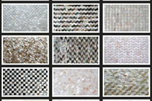 Mother of pearl mosaic tiles retail shop