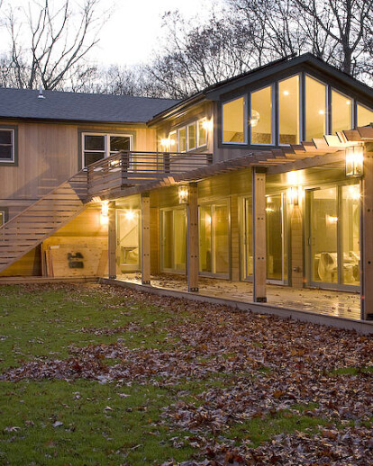 Sag Harbor House in the woods