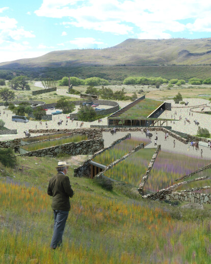 VISITOR CENTER CERO PAINE RANCH MAGALLANES, CHILE