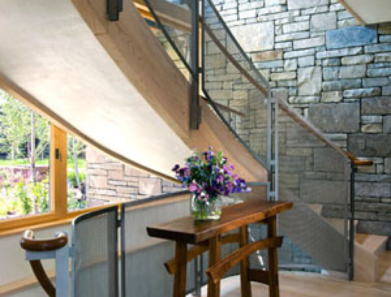 Jackson Hole Residence Staircase