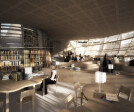 View of library spaces