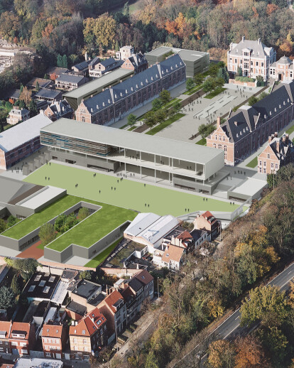 4th European School - Reconversion of an old military school into an European School for 2500 students