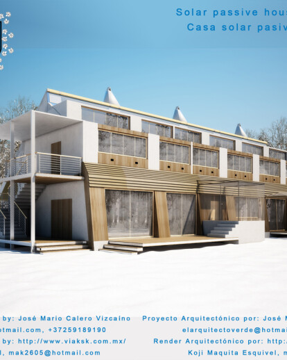 Solar passive house in Ihaste Estonia