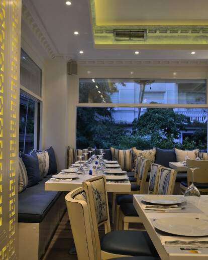 "codice blu" restaurant in Athens