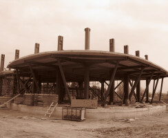 During the construction