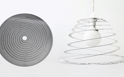 TWIST concentric spiral lamps 