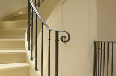 Helical Staircase over 6 floors in the heart of London’s fashionable West End 