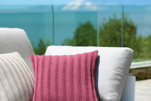 Knitwear Cushions for Outdoors