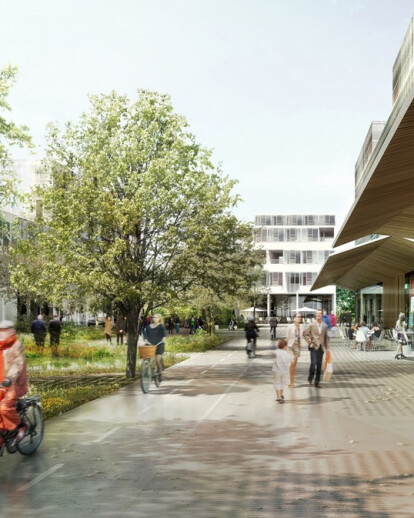 Masterplan and construction of new development Orée de Crissier in Lausanne