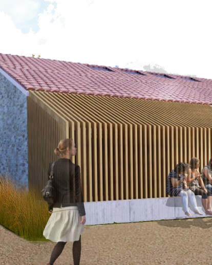 Redevelopment of a Barn into a Museum of Wheat&Wool