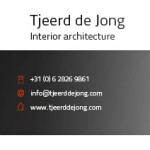 Tjeerd de Jong | Interior architecture