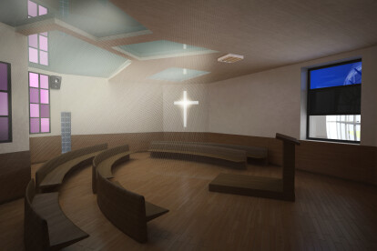 Liturgy room perspective