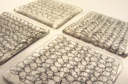 Hooked homeware Glass Tiles