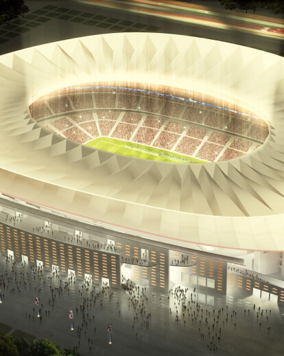 Proyecto de ampliación del estadio de La Peineta