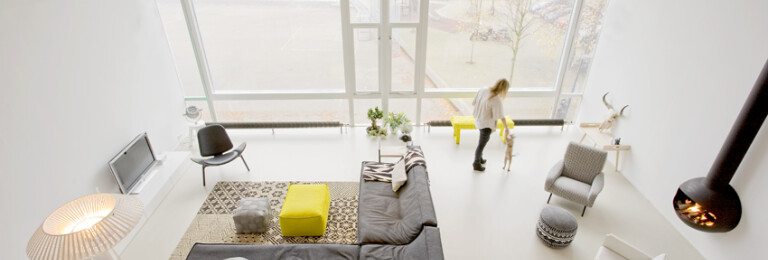 A light and spacious livingroom