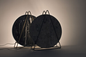Novecento: marble table lamps 