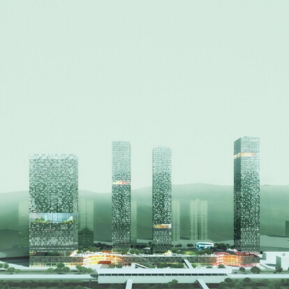 Anglang Towers eco urban building complex 
