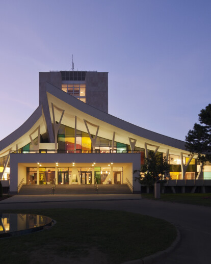 Transformation and Extension of the Central Building of Zánka - New Generation Center