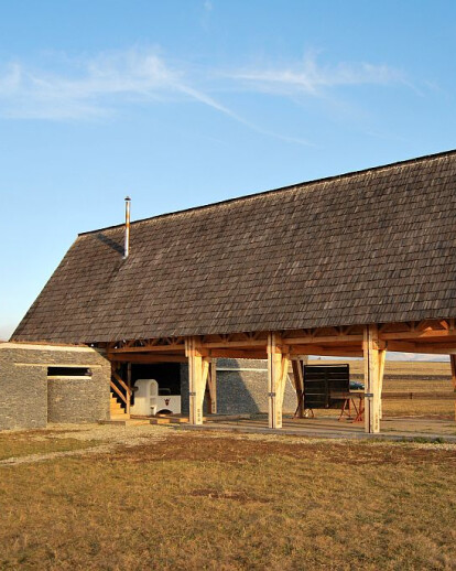 Reception hut