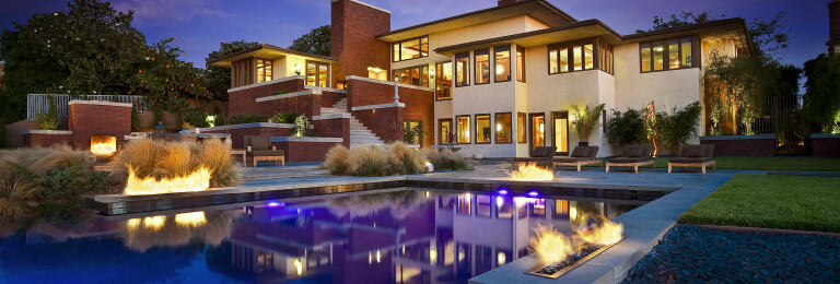 Buckskin Drive Laguna Prairie style luxury modern home & backyard pool