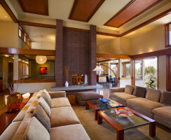 Buckskin Drive Laguna modern home Prairie style living room