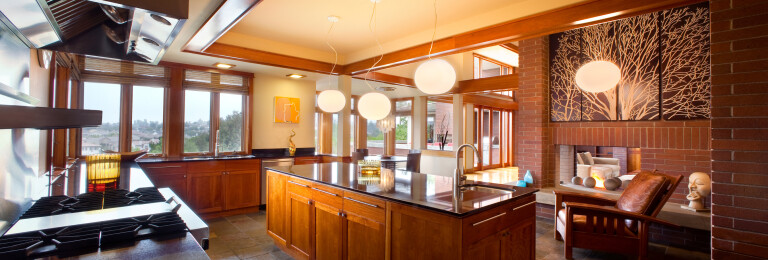 Buckskin Drive Laguna Prairie style luxury home kitchen