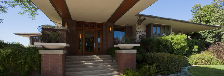 Buckskin Drive Laguna Prairie style modern home covered driveway entrance