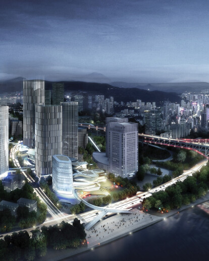 10 DESIGN | Danzishi Central Business District, Chongqing , China