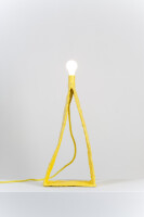 Yellow Triangle Lamp