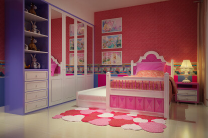 Desain Interior Kamar Cewek