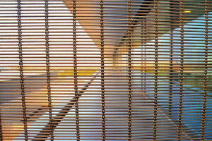 Architectural wire mesh for facade/wall cladding