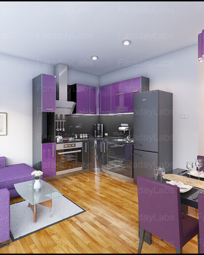 Purple Kitchen