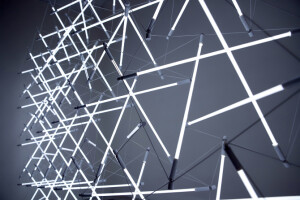 Tensegrity Space frame Lights