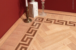 Hardwood Floor Borders - The GREEK KEY pattern