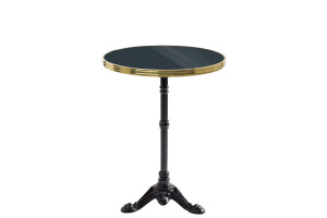 Round enameled bistro table "bistro tradition" by Ardamez